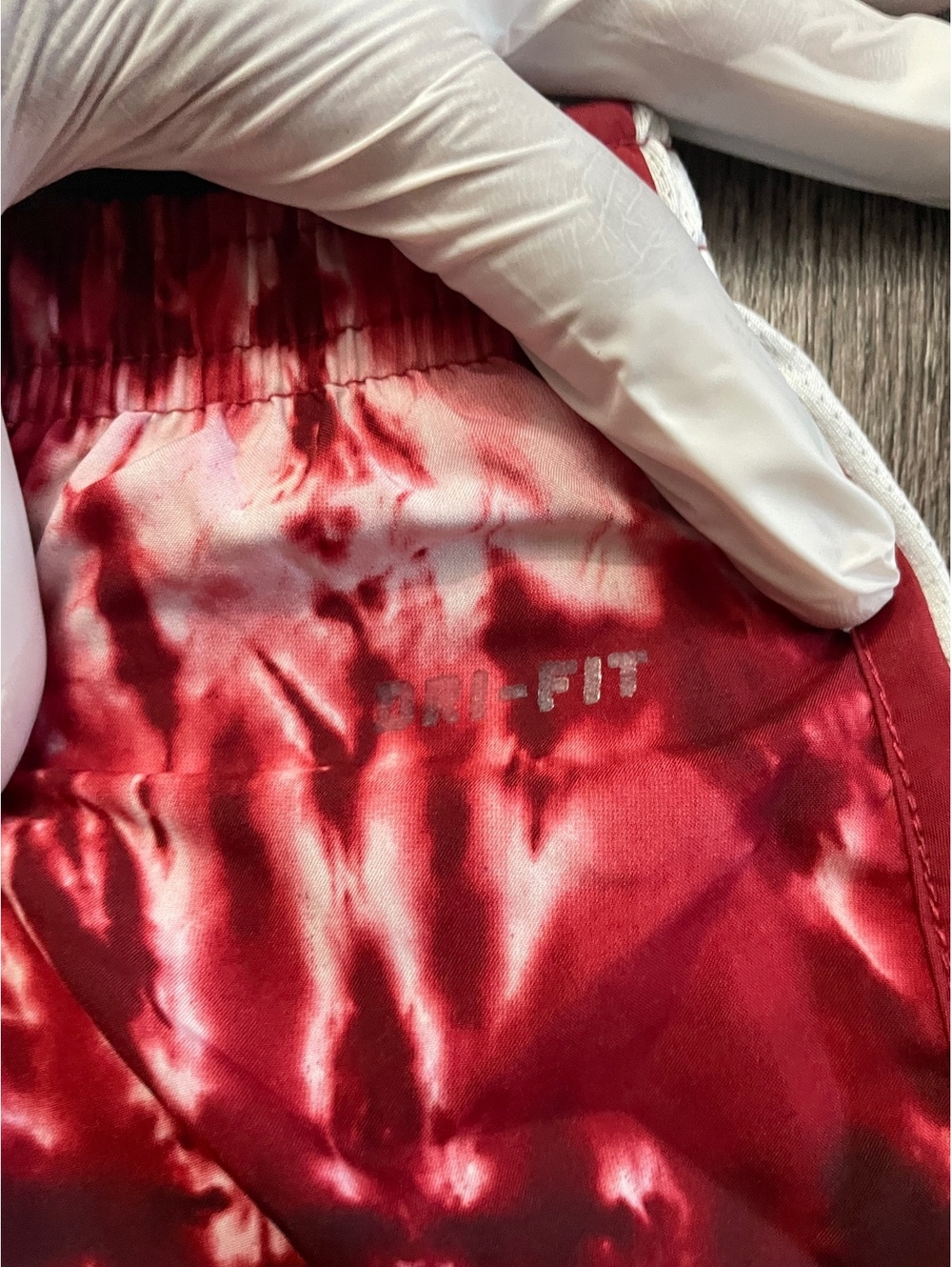 Nike Alabama Crimson Tide Tie-Dye Tempo Running Shorts - Picture 7 of 13